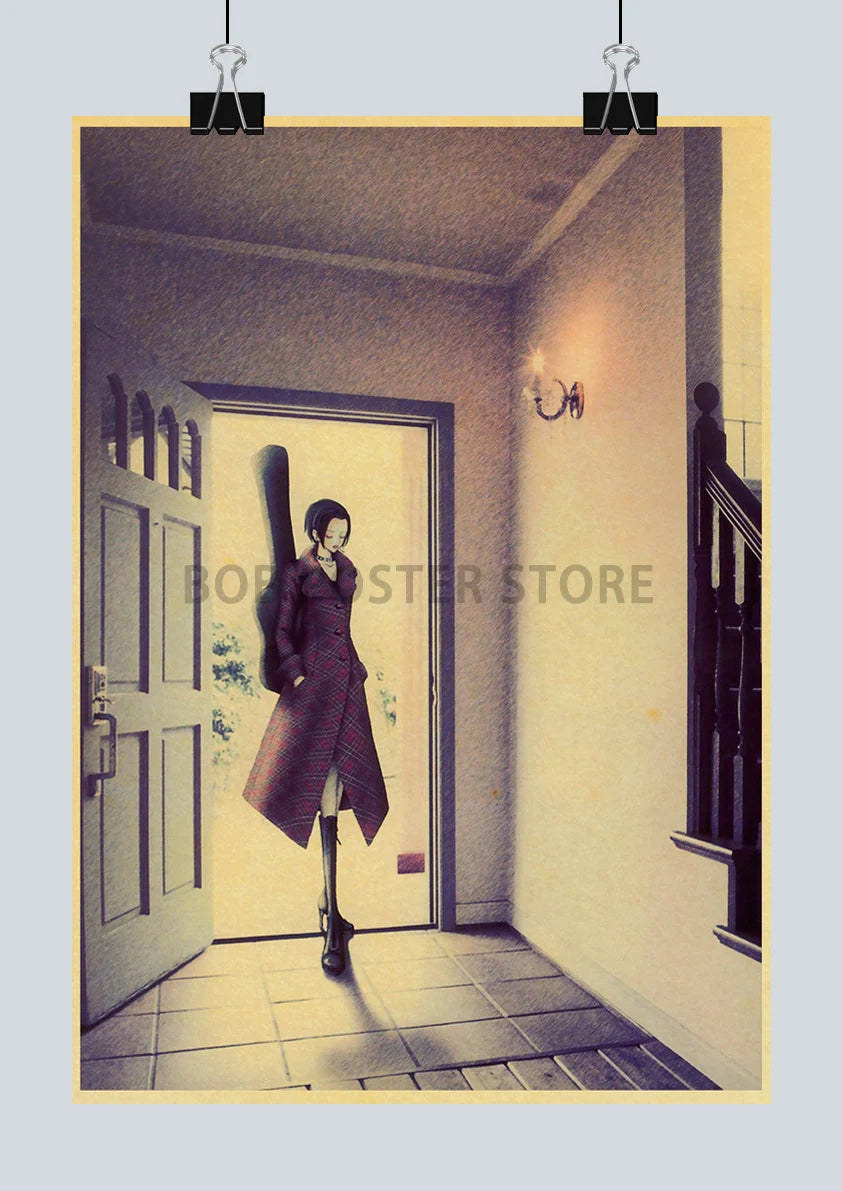 Japan Anime NANA Posters Retro Kraft Paper Sticker Poster 2021 Arrivals Bar Cafe Decor Nostalgia Gift Funny Prints Wall Painting