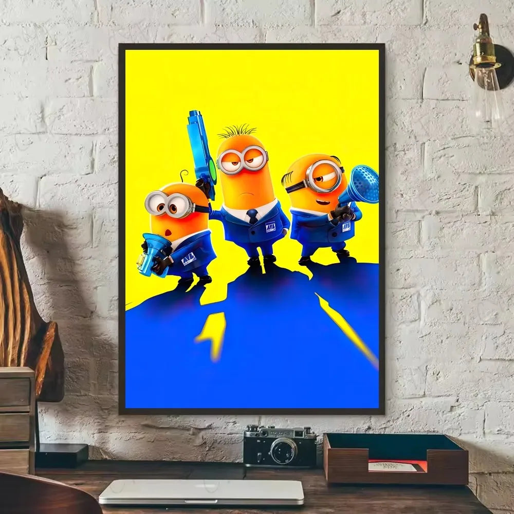 Movie D-Despicable Me 4 Poster Stickers Art Wall Murals Decor Game Room Decor Gifts Kawaii HD Painting