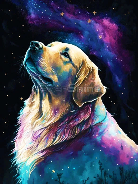 EverShine Animal Diamond Painting Lion Tiger Full Square Drill Embroidery Universe Novelty 2024 Mosaic Cat Dog Halloween Decor