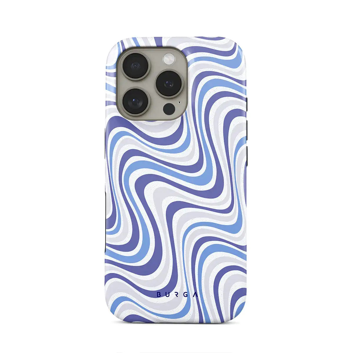 Stay Groovy BURGA Phone Case for iPhone 16 15 14 13 12 11 X XS XR XSMAX 7 8 Pro Max Plus Luxury Double-layer Back Cover