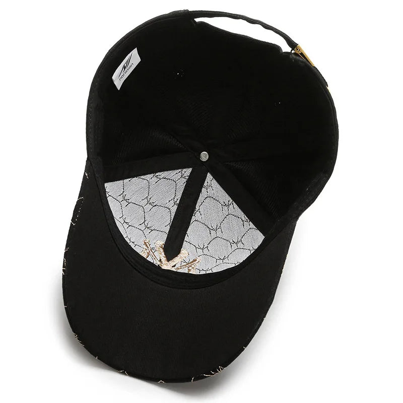 Fashion New MY Embroidered Baseball Cap Men Women Outdoor Sport Visor Sun Hat Adjustable Breathable Snapback Hip Hop Hats Gorras