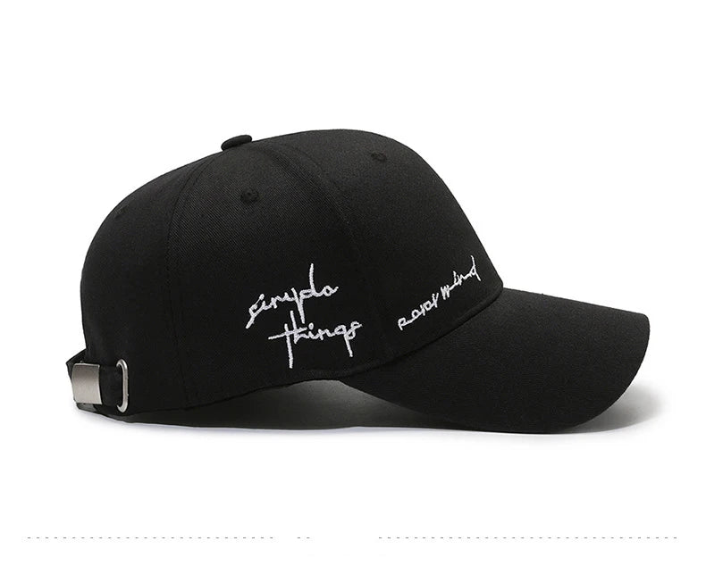 New Embroidery Baseball Cap For Men Women Hat Solid Sunscreen Baseball Hats Cotton Outdoor Sport Running Visor Casual Cap