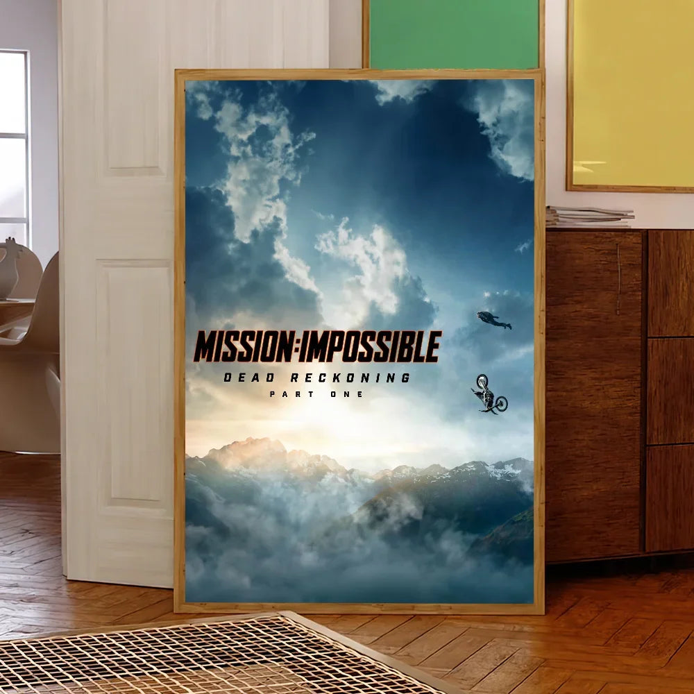 Film M-ission Impossible R-eckoning Poster Prints Wall Sticker Bedroom Living Office Home Room Decoration Painting Self Adhesive
