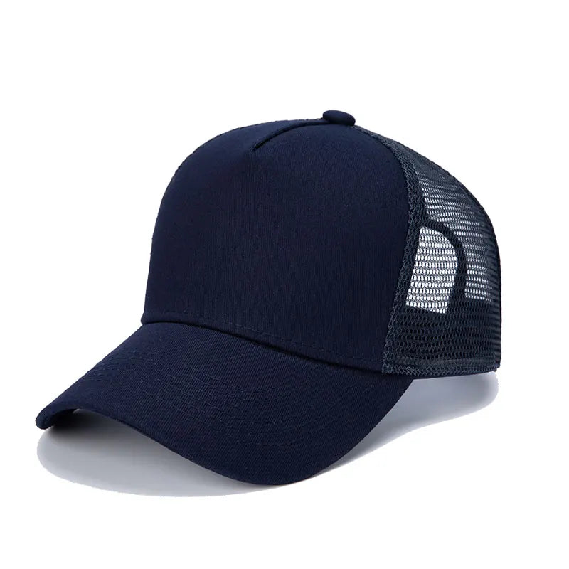 Wholesale Hat Men's Baseball Caps Unisex Casual Decorative Travel Hats Adult Tennis Caps Mesh Hats Custom Embroidery Print Logo
