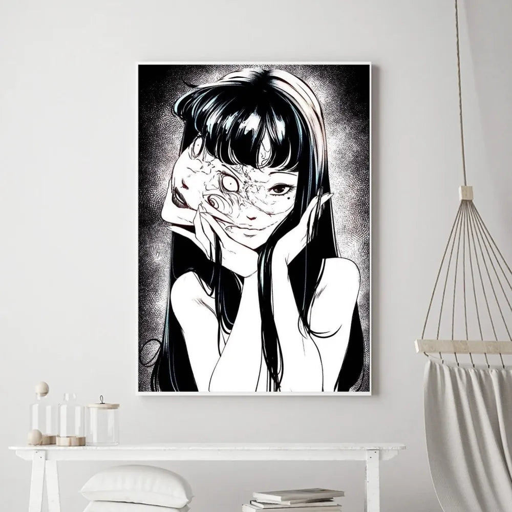 Japan Anime Junji Ito Poster Prints Poster Wall Painting Bedroom Living Room Wall Bar Restaurant