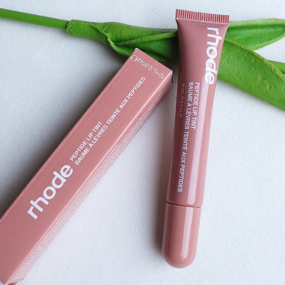 Brand NEW Rhode Fashion Color Lipstick Vanilla Portable Lip Gloss Holder Hot INS Lipstick Salted Caramel Lip Protect Glossy Oil