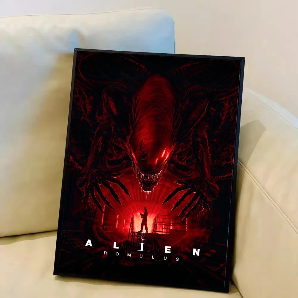 Movie a-Alien Romulus Anime Posters Sticky Whitepaper Prints Posters Artwork Kawaii Room Decor