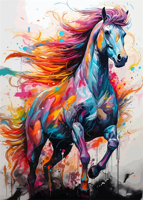 Watercolor Animals Canvas Paintings Rhino Cat Owl Panda Lion Tiger Wild Animals Grafffiti Art Posters Prints Home Decor Wall Art
