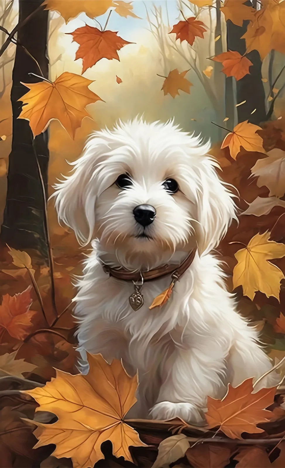 Diamond Painting Kit Dog Animal Gift Picture Of Rhinestones 5d DIY Cross Stitch Round Drill Embroidery 30x40cm Home Decor