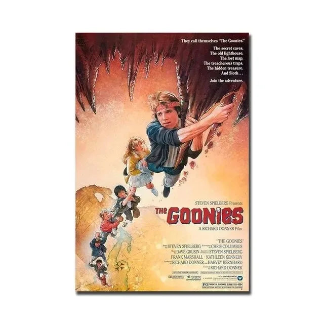 Classic The Goonies Moives Posters Print Wall Art Canvas Painting Films HD Picture for Living Room Home Decor Frameless Gift