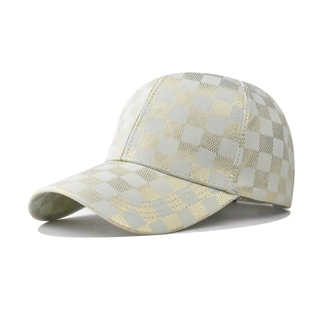 Checkerboard Pattern Baseball Caps Summer Classic Trucker Hat for Women Men Outdoor Sports Dad Hat Plaid Hip Hop Snapback Cap