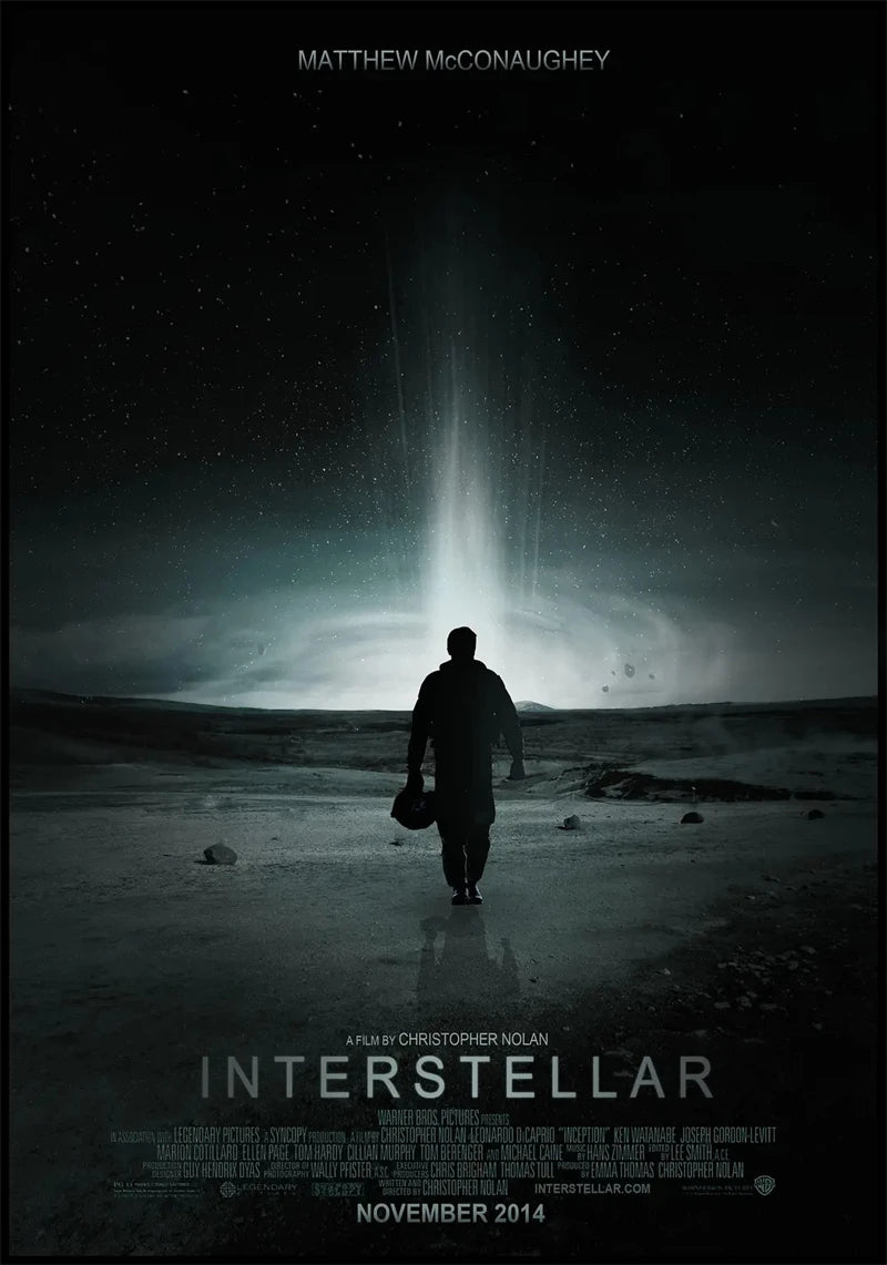 Classic Hot Movie Interstellar Art Home Wall Decoration Quality Canvas Poster Aesthetics Living Bar cafe Posters Wall Picture