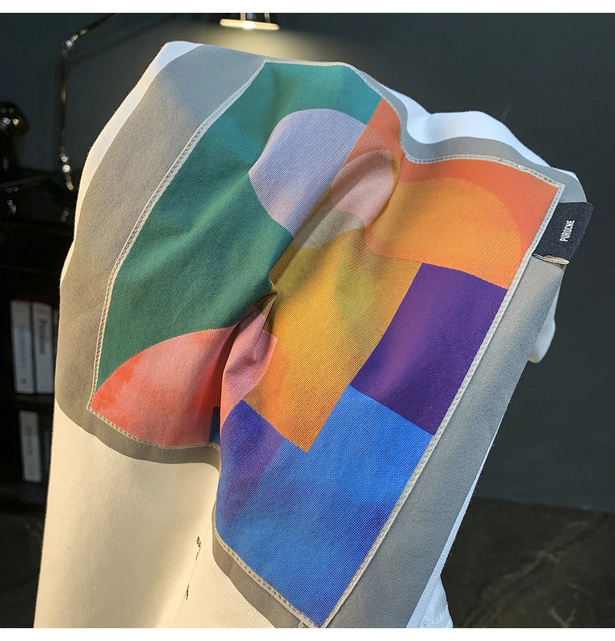 2025 Summer New Geometric Creative Printed Short sleeved T-shirt for Men, Comfortable, Versatile, Premium Embroidered Top