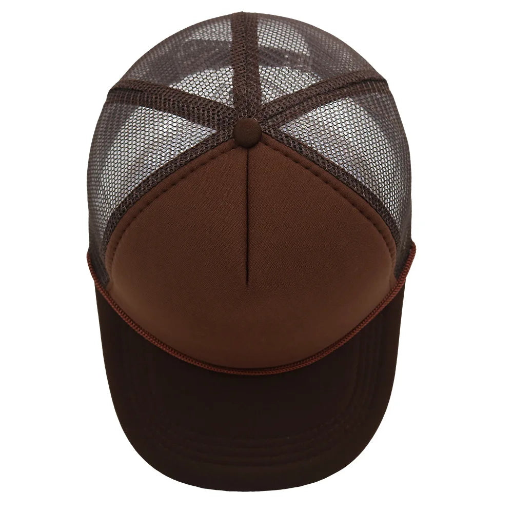 Customized Logo Summer Baseball Caps Men Mesh 5 Panel Cheaper Trucker Hats Outdoor Sport Snapback Caps Women Sun Dad Hat Gorras