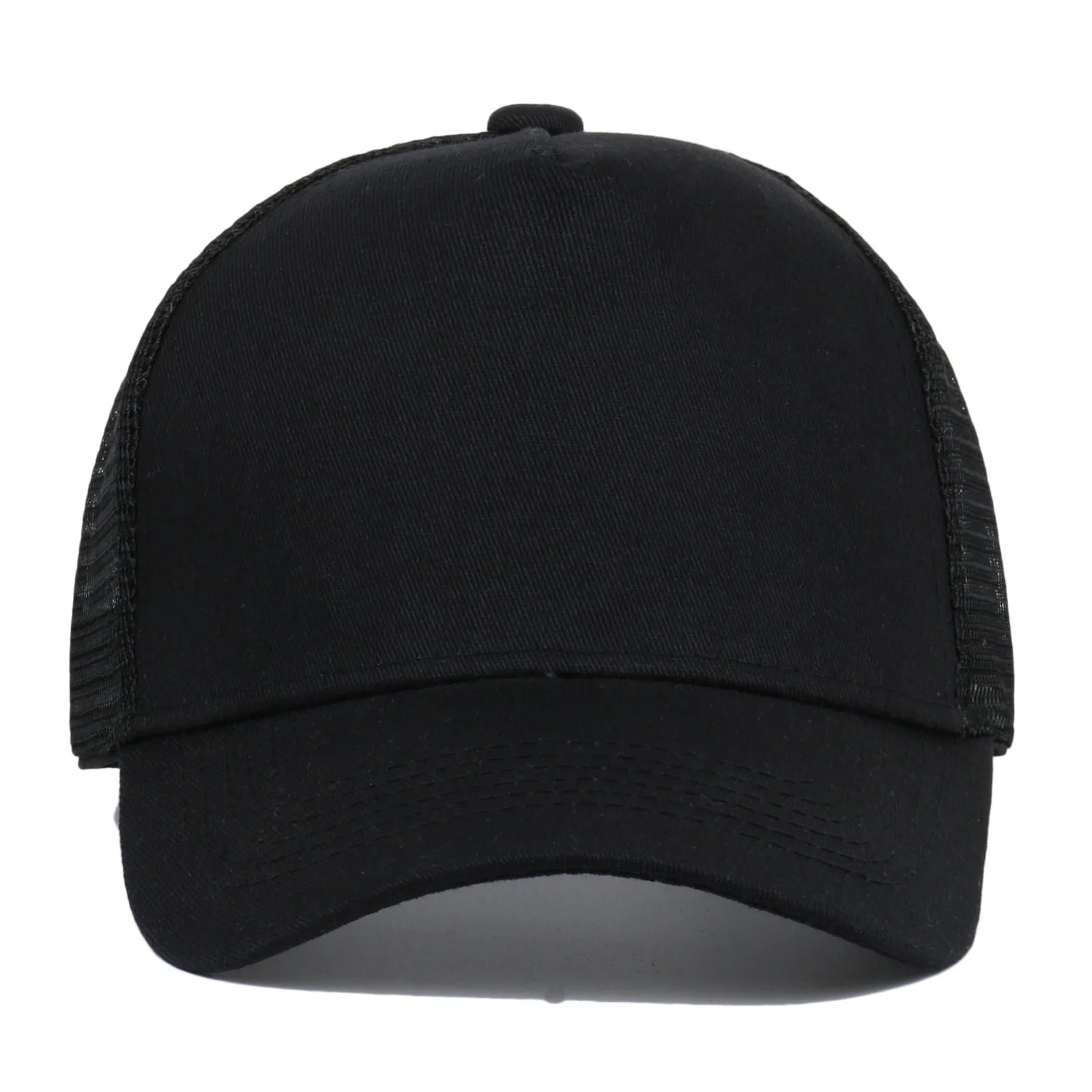 Custom Logo 5 Panel Baseball Cap For Women Men Cotton Embroidery Print Text Trucker Dad Hat Summer Outdoor Casual Mesh Hats