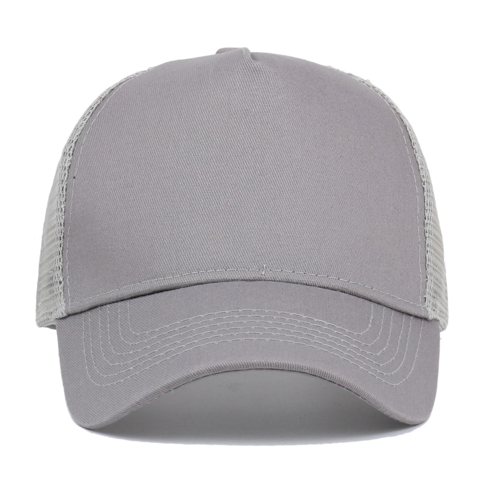 Custom Logo 5 Panel Baseball Cap For Women Men Cotton Embroidery Print Text Trucker Dad Hat Summer Outdoor Casual Mesh Hats