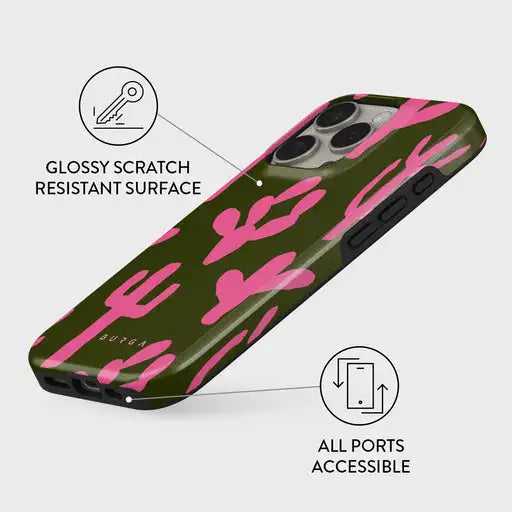 Serenade BURGA Phone Case for iPhone 16 15 14 13 12 11 X XS XR XSMAX 7 8 Pro Max Plus Luxury Double-layer Back Cover