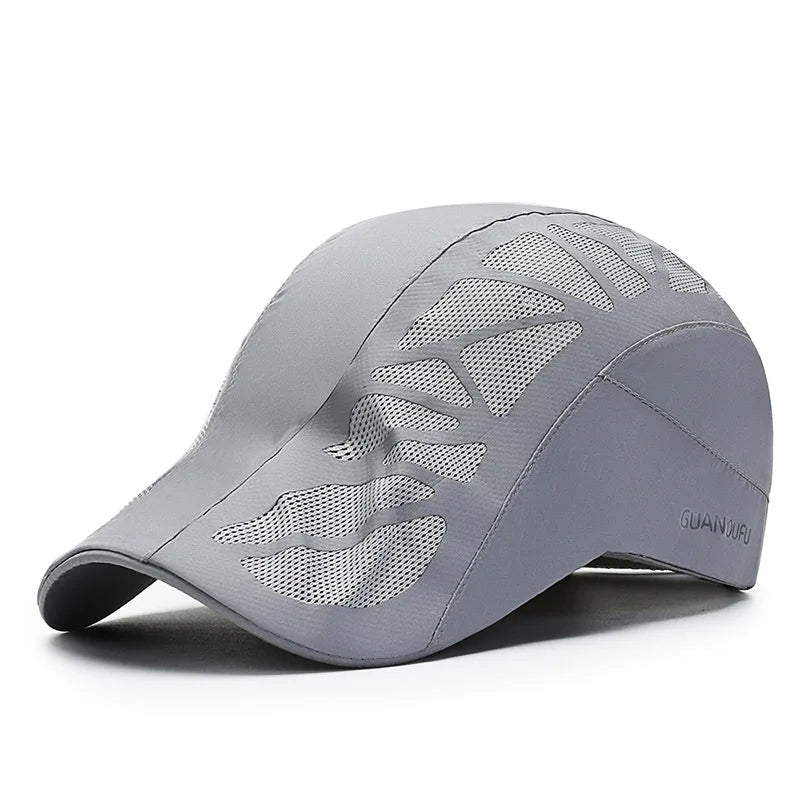 Men Visors Summer Quick Drying Waterproof Snapback Peaked Cap Women Sun Hat Letter Printing Kpop Fashion Breathable Adjustable