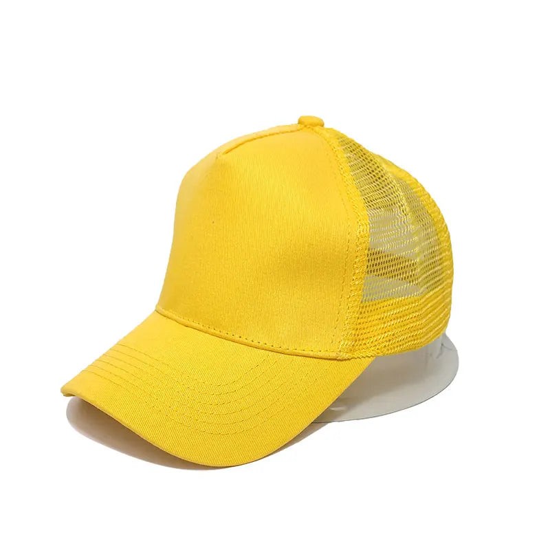 Wholesale Hat Men's Baseball Caps Unisex Casual Decorative Travel Hats Adult Tennis Caps Mesh Hats Custom Embroidery Print Logo
