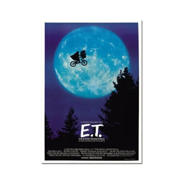 80s Classic Movie Posters Canvas Print - HD Wall Art for Bar & Living Room Decor