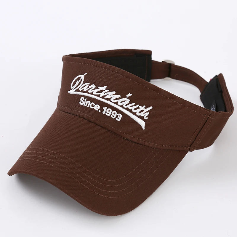 Summer Sun Hats Men Women Cotton Adjustable Visor UV Protection Top Empty Sport Tennis Golf Running Sunscreen Baseball Cap