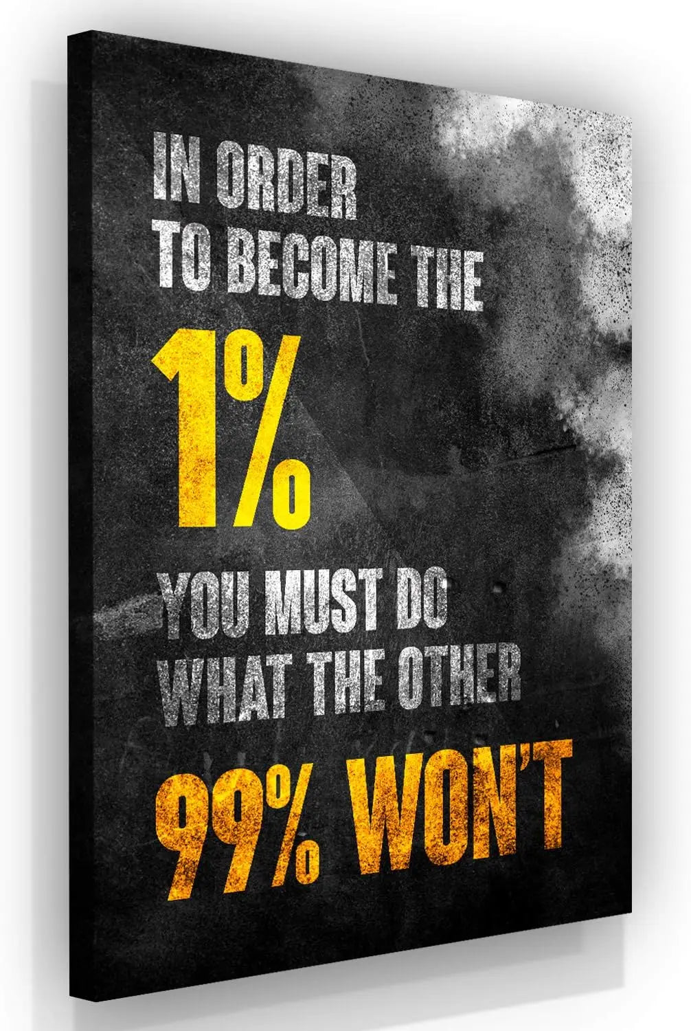 NATVVA Motivational Wall Art Money Forex Trade Stock Market Canvas Print Poster Trader Office Wall Decor Inspirational Artwor