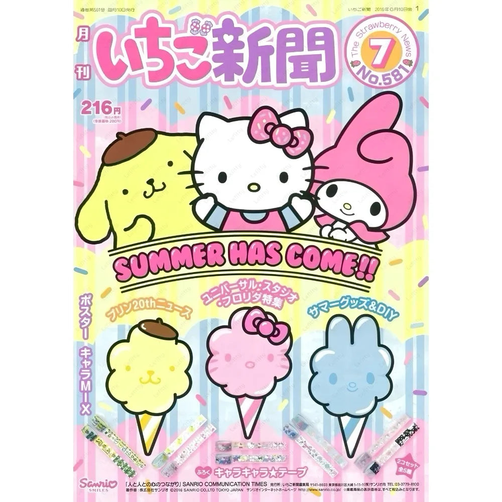 Cute Hallokitty Cinnamoroll Kuromi Poster Sticky Wall Art Printing Waterproof Home Living Bed Room Bar Aesthetic Decor
