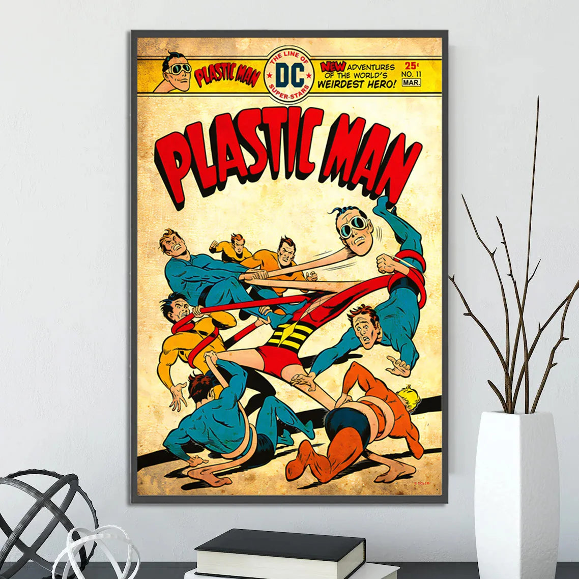 Batman Self-adhesive Poster Movie Wallpaper Figures Home Decoration Painting Wall Art DC Classic Covers Room Decor Kids Gift