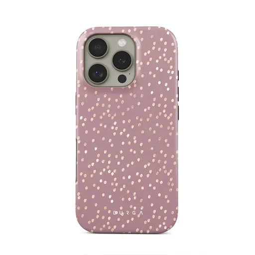Pink Highlights INS BURGA Phone Case for iPhone 16 15 14 13 12 11 X XS XR XSMAX 7 8 Pro Max Plus Luxury Double-layer Back Cover