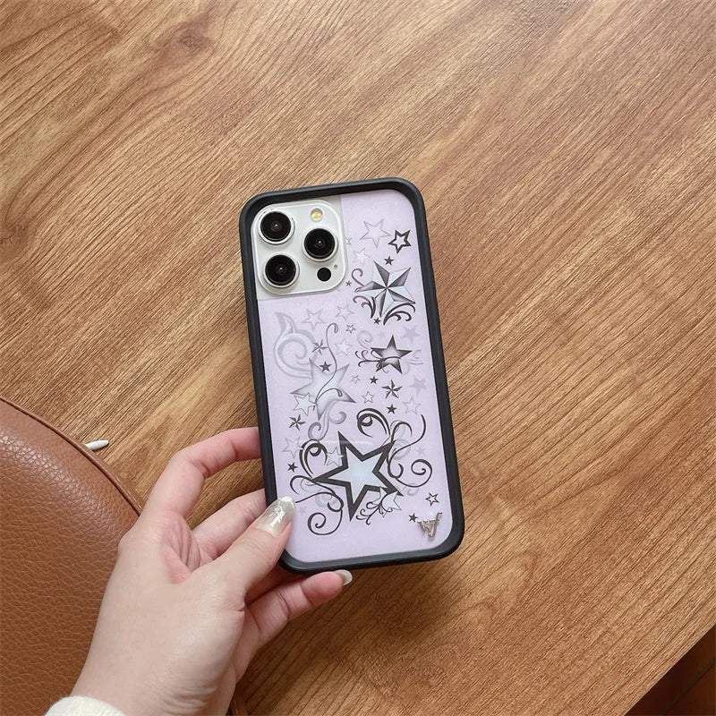 Wildflower 3D Super Star Mushroom Phone Case for iPhone 16 15 14 13 12 Pro Max Plus WF Bear-y Cute Leopard Safari Babies Cover