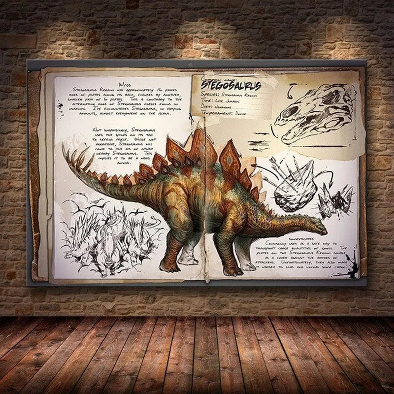Modular Canvas Ark Survival Evolved Pictures Painting Survival Game Home Decor Print Dinosaur Poster Living Room Modern Wall Art