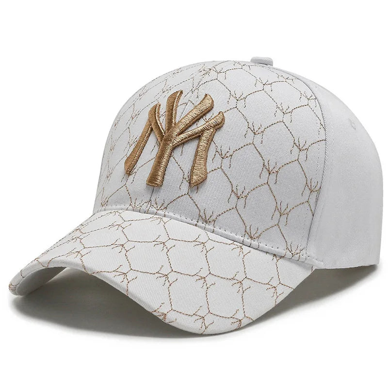 Fashion New MY Embroidered Baseball Cap Men Women Outdoor Sport Visor Sun Hat Adjustable Breathable Snapback Hip Hop Hats Gorras