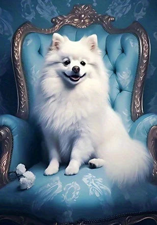Diamond Art Painting Dog Animal 30X40cm Full Round Drill Picture Of Rhinestones Embroidery Wall Decor Cross Stitch