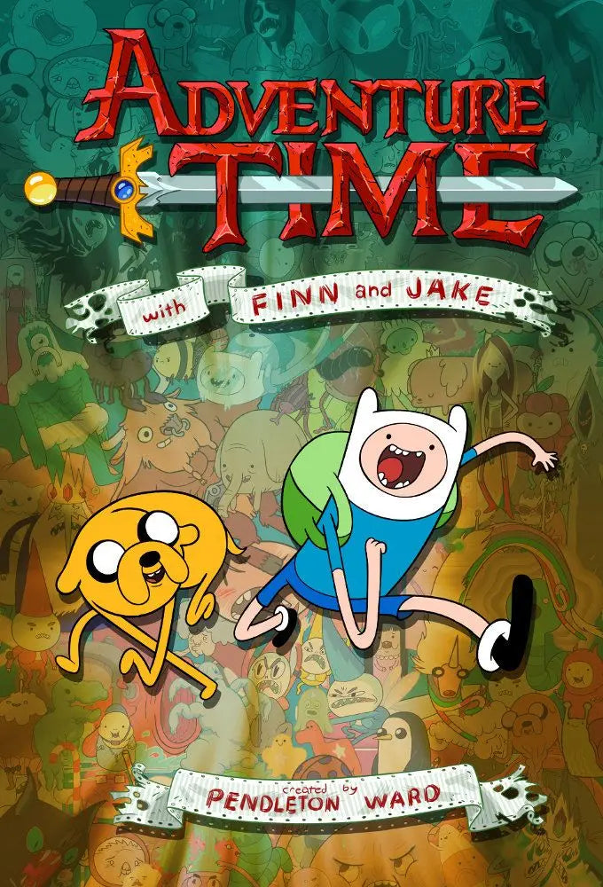 Cartoon Adventure Time Classic Movie Posters Print Canvas Painting Fancy Wall Art Picture for Living Room Bar Home Decor Mural