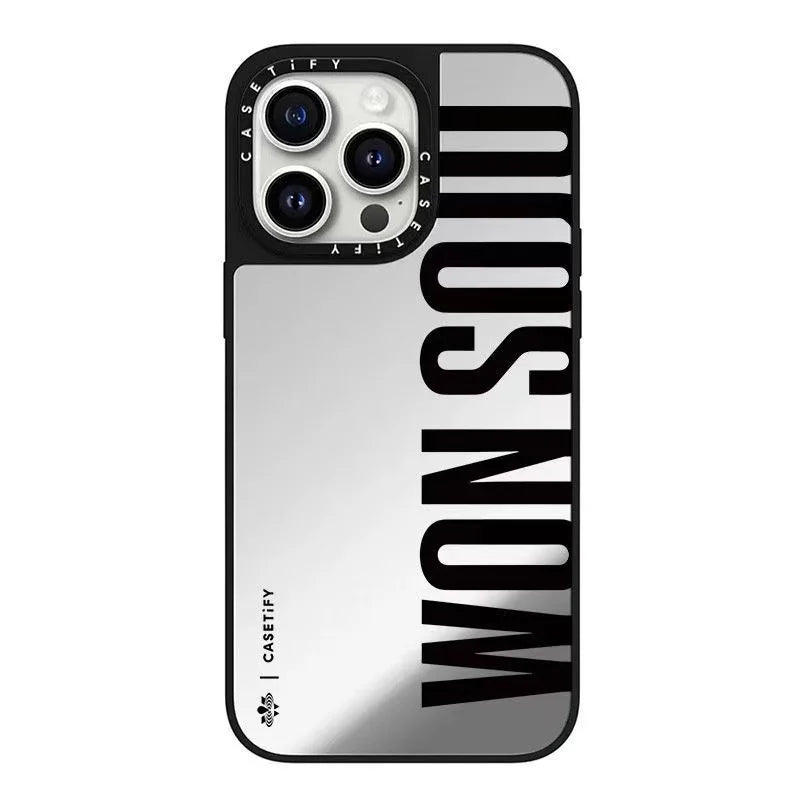 Floral High Heels Apple Phone Case Compatible for 16Pro Max 15Pro Mirror Surface Hard Shell Unique Personalized Design
