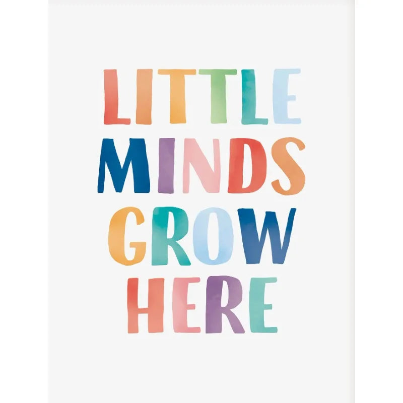 Mental Health Feelings Rainbow Poster Growth Mindset Anxiety Therapy Emotions Chart Canvas Painting Wall Art School Class Decor