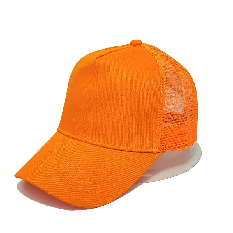Wholesale Hat Men's Baseball Caps Unisex Casual Decorative Travel Hats Adult Tennis Caps Mesh Hats Custom Embroidery Print Logo