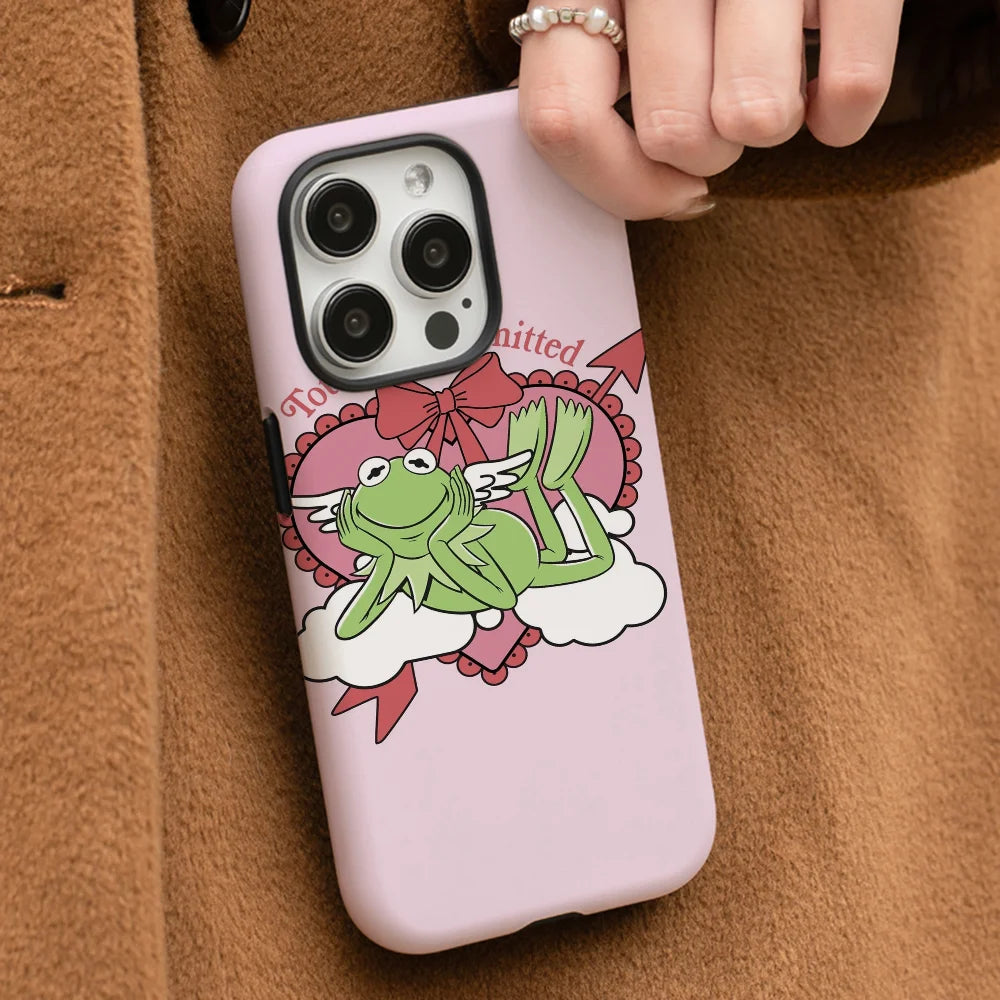 K-Kermit T-Totally K-Kermitted Phone Case Phone Case Film shell For iPhone 16 15 14 13 12 11 Pro Max Plus