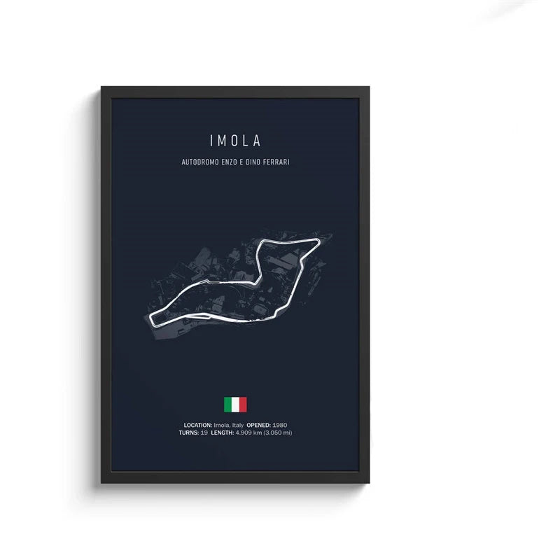 Formula 1 Internationa Track Circuit Canvas Painting F1 Wall Art Nordic Poster Aesthetic Motorsport Race Picture For Home Decor