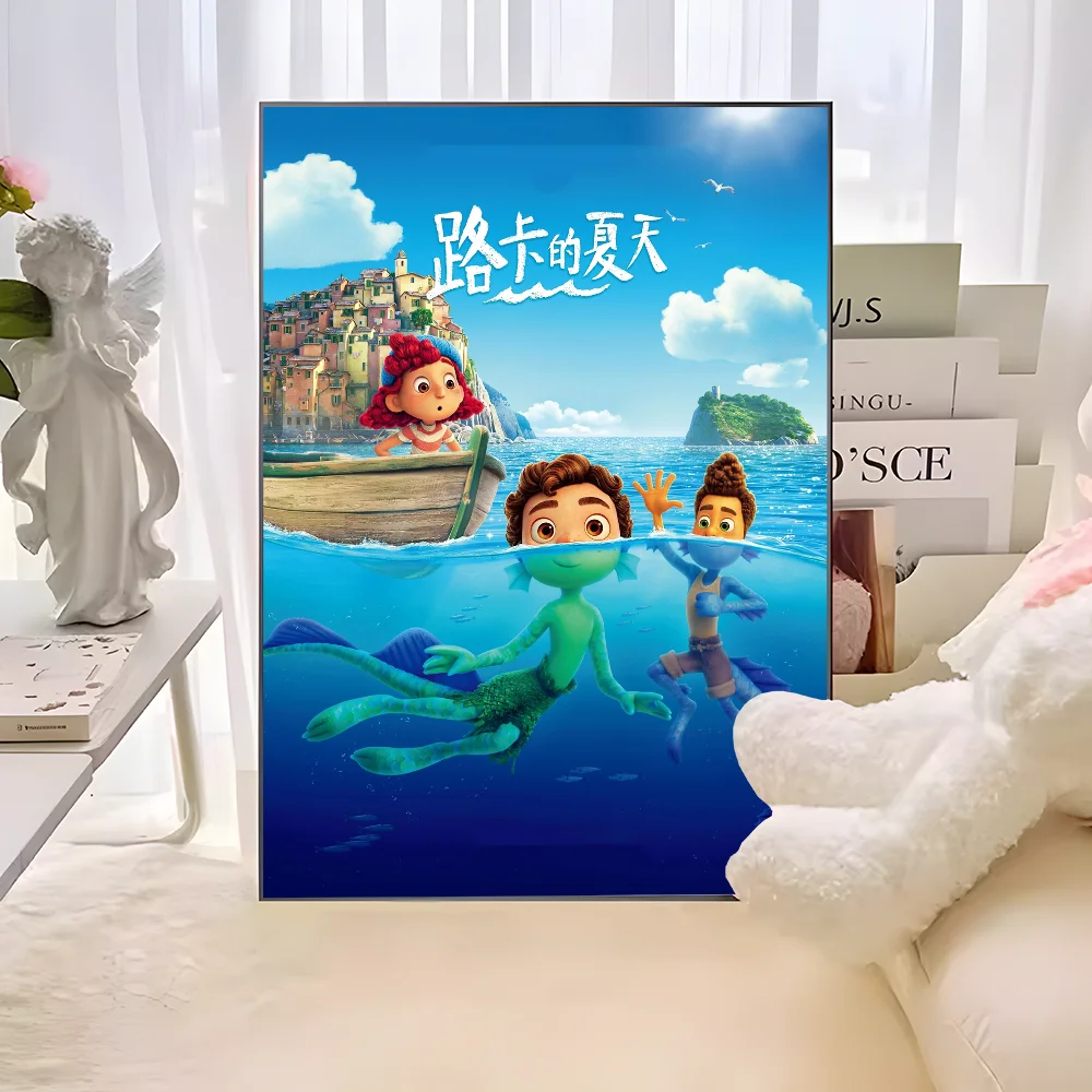 L-LUCA Movie Anime Posters Sticky HD Quality Wall Art Retro Posters for Home Kawaii Room Decor