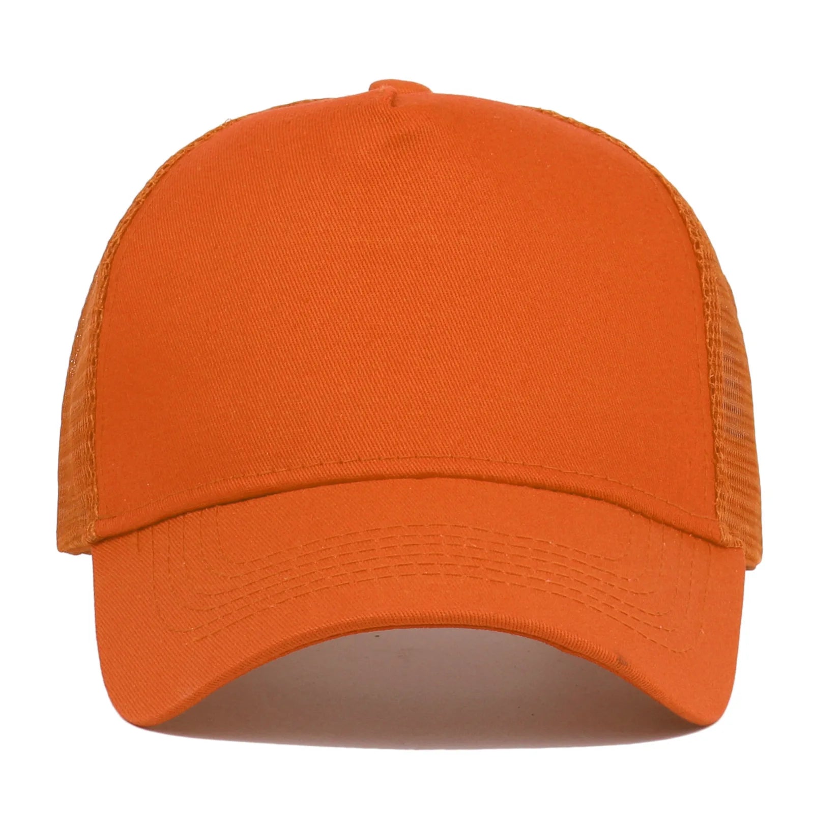 Custom Logo 5 Panel Baseball Cap For Women Men Cotton Embroidery Print Text Trucker Dad Hat Summer Outdoor Casual Mesh Hats