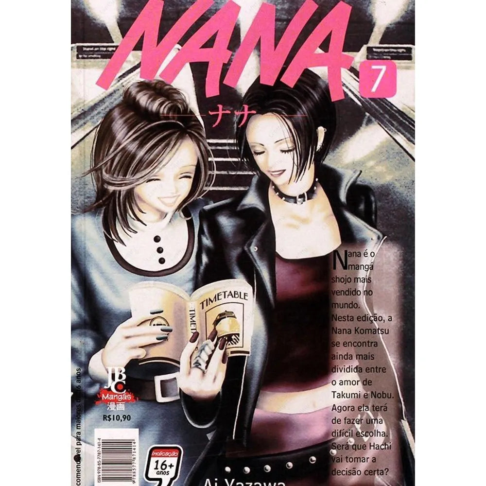 Anime Nana Osaki Line Poster Sticky Wall Art Printing Waterproof Home Living Bed Room Bar Aesthetic Decor