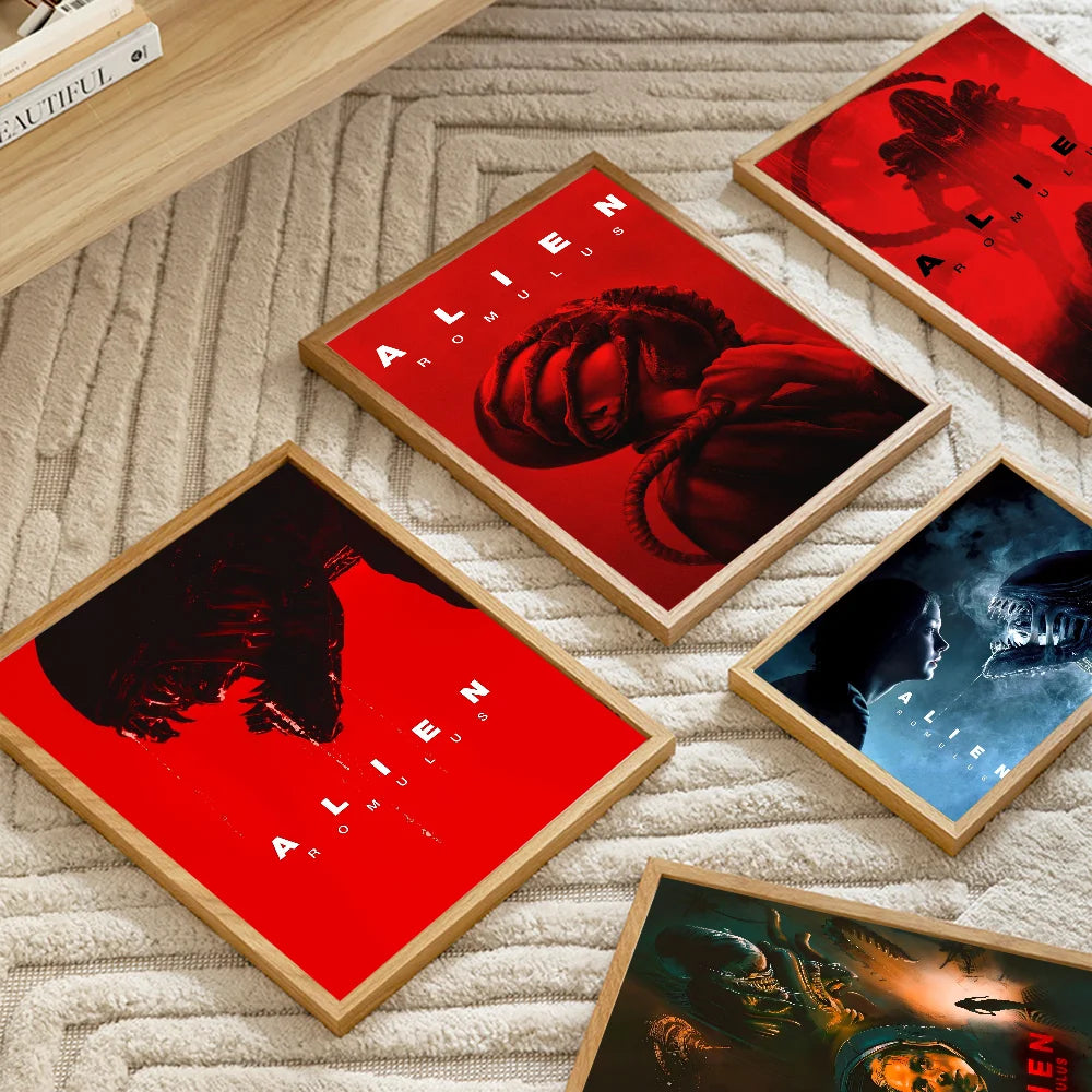 Movie a-Alien Romulus Anime Posters Sticky Whitepaper Prints Posters Artwork Kawaii Room Decor