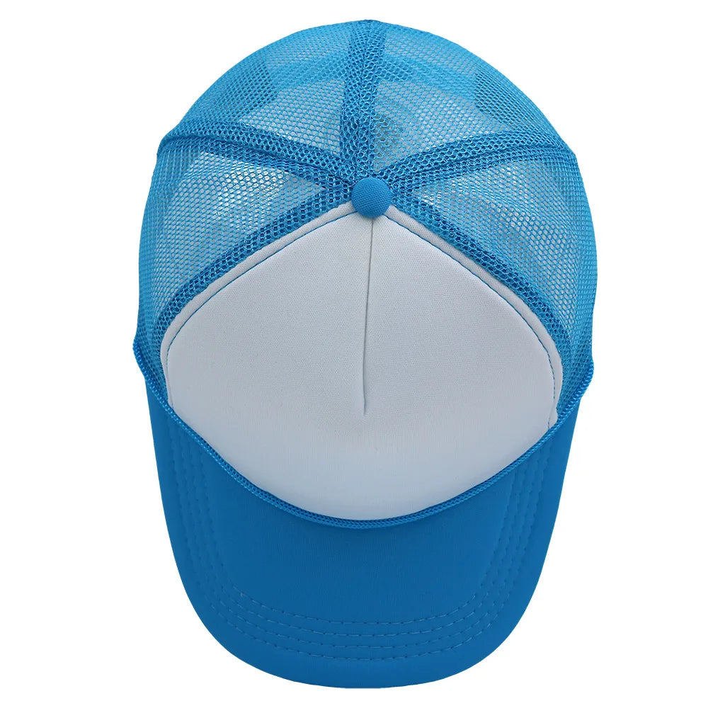 Customized Logo Summer Baseball Caps Men Mesh 5 Panel Cheaper Trucker Hats Outdoor Sport Snapback Caps Women Sun Dad Hat Gorras