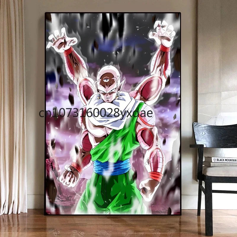 High Quality Classic Hot-blooded Anime Dragon Ball Goku Vegeta HD Poster Picture Living Home Decor Mural Painting Birthday Gifts