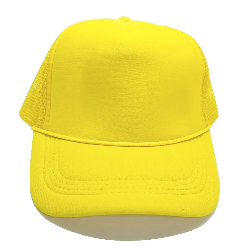 Customized Logo Summer Baseball Caps Men Mesh 5 Panel Cheaper Trucker Hats Outdoor Sport Snapback Caps Women Sun Dad Hat Gorras