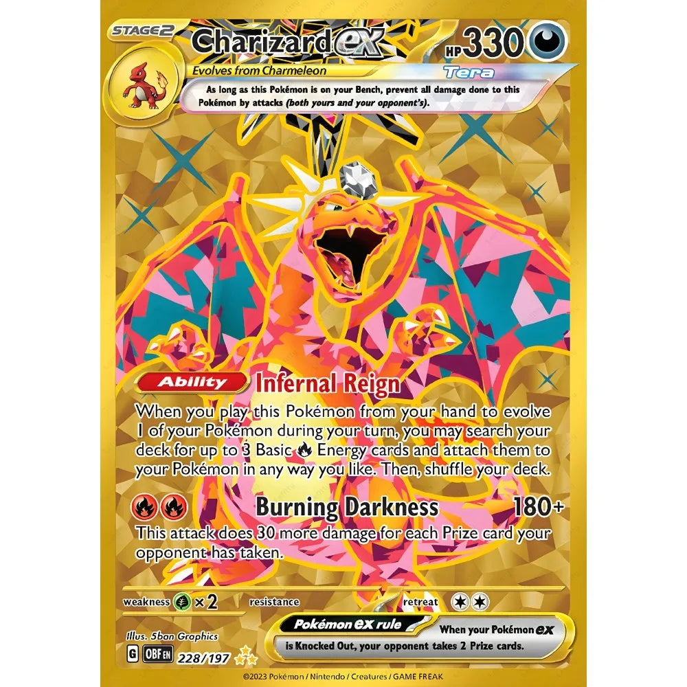 Japanese Anime Rare Charizard Cartoon Card Poster Sticky Wall Art Printing Waterproof Home Living Bed Room Bar Aesthetic Decor