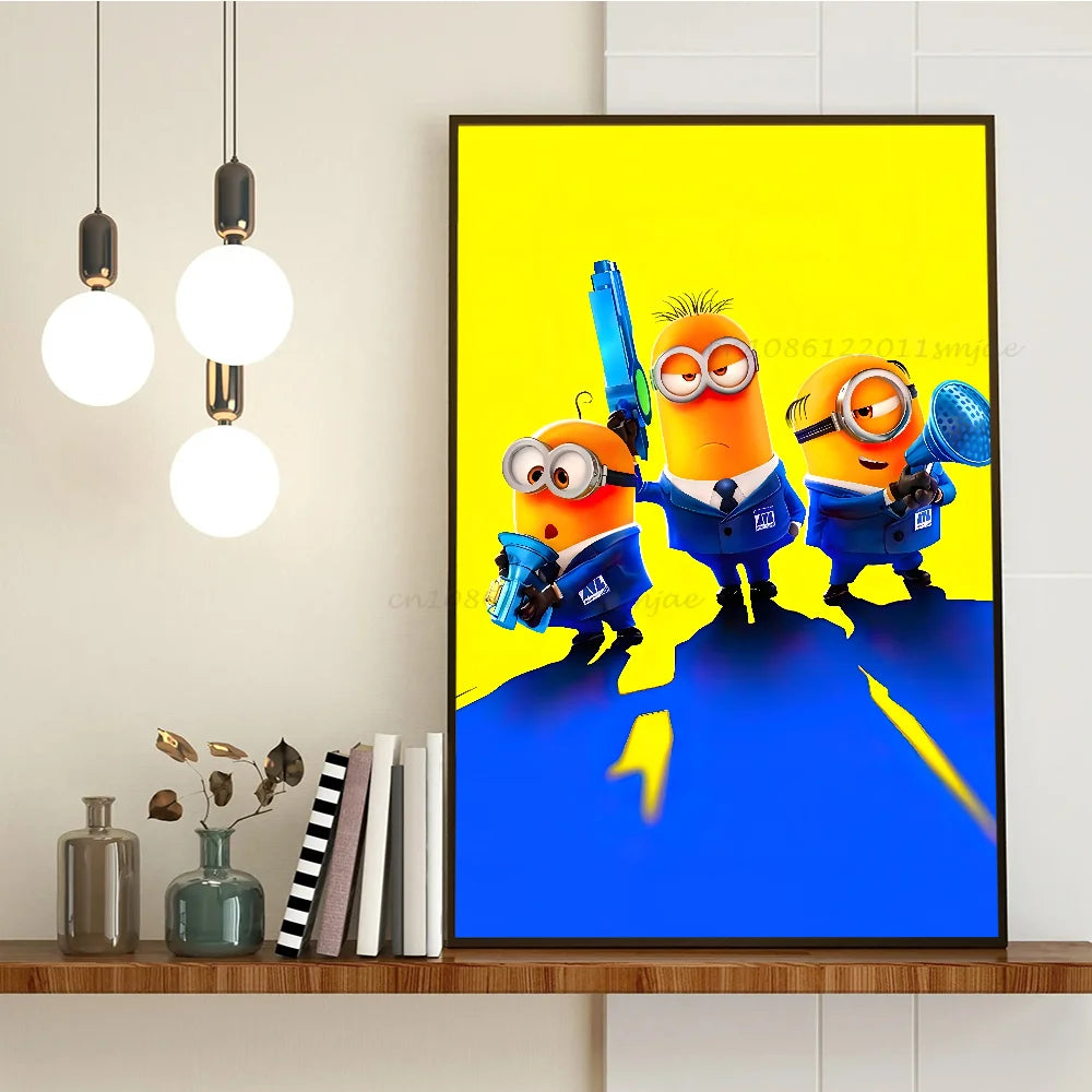 Movie D-Despicable Me 4 Poster Stickers Art Wall Murals Decor Game Room Decor Gifts Kawaii HD Painting