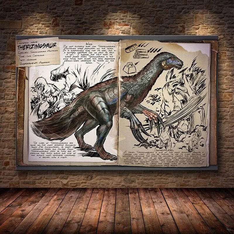 Modular Canvas Ark Survival Evolved Pictures Painting Survival Game Home Decor Print Dinosaur Poster Living Room Modern Wall Art