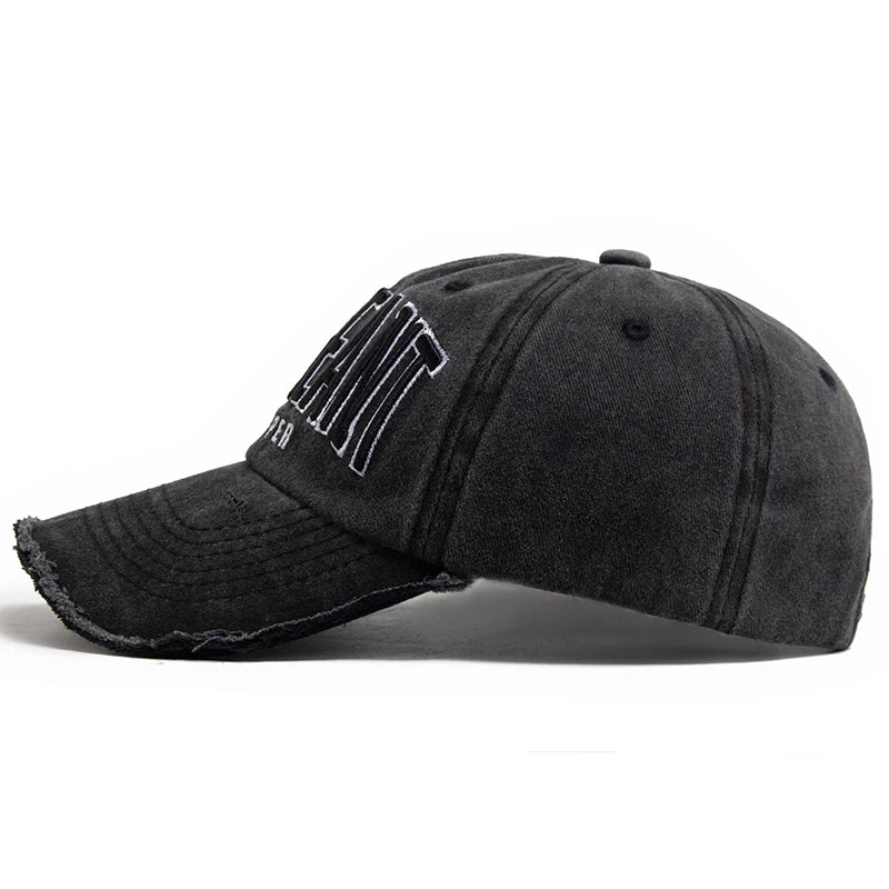 Fashion Men's Baseball Cap Letter Embroidered Trucker Hat Cotton Soft Top Women Caps Summer Casual Travel Visor Hats Unisex